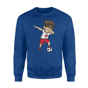 Dabbing Soccer Boy Japan Jersey  - Japanese Football Sweatshirt