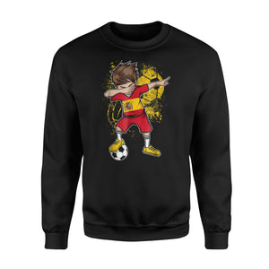 Dabbing Boy Spain Soccer Jersey Spanish Football Sweatshirt
