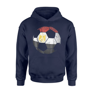 Egypt Soccer Ball Flag Jersey Egyptian Football Gift Hoodie