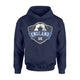 England Vintage Soccer Ball English Football Flag Hoodie