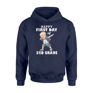 Funny Boy Dabbing Happy First Day Of 3rd Grade  Hoodie
