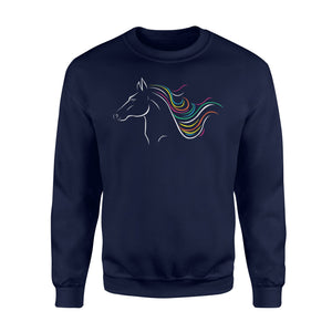 Horse Art Equestrian Horse Riding Lover Sweatshirt