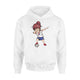 Dabbing Soccer Girl South Korea Jersey Korean Football Hoodie
