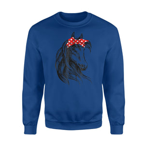 Horse Bandana For Horseback Riding Horse Lover Sweatshirt