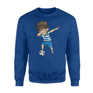 Dabbing Soccer Boy Greece Jersey  - Greek Football Gift Sweatshirt