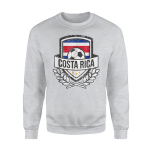 Costa Rica Flag Soccer Costa Rica Football Jersey Sweatshirt