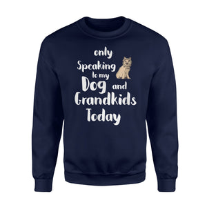 Funny Yorkie Westie Pup Lover For Grandma Or Grandpa Sweatshirt