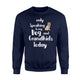Funny Yorkie Westie Pup Lover For Grandma Or Grandpa Sweatshirt