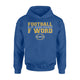 Football Is My Second Favorite F Word Funny Graphic Hoodie