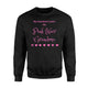 Fun Grandma Pink Hair Grandma Grandson Loves Sweatshirt