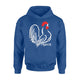France Soccer Football World Jersey Allez Les Bleus Hoodie