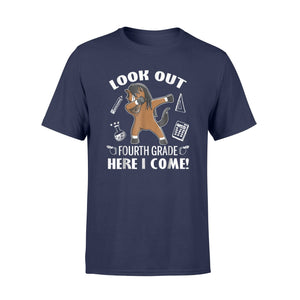 Cute Horse Dabbing Look Out Fourth Grade Here I Come T-Shirt