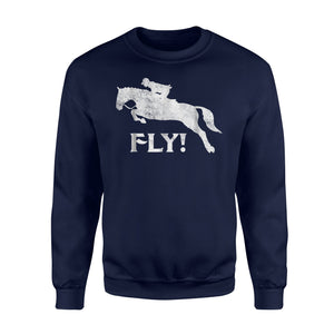 Fly Horse Man Jockey Gifts Sweatshirt