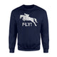 Fly Horse Man Jockey Gifts Sweatshirt