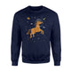 Horse In Space Cute Cartoon Equine Sweatshirt