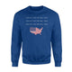 I Believe That We Will Win Soccer  Fleece Sweatshirt