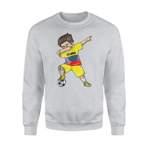 Dabbing Colombian Soccer Boy Colombia Football Sweatshirt