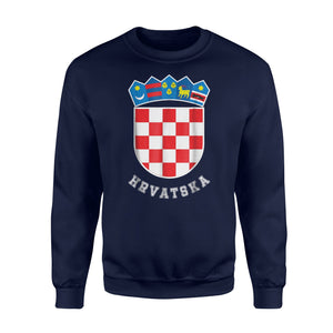 Croatian Flag Soccer Jersey Hrvatska Croatia Football Sweatshirt