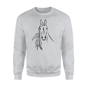 Horse Art Equestrian Horse Riding Lover Sweatshirt