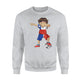 Chile Soccer Football Dab Dabbing Boy With Jersey Sweatshirt