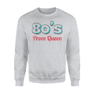 80s Prom Queen Retro Party Outfit Distressed Sweatshirt