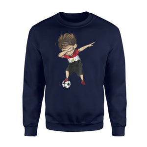 Dabbing Soccer Boy Egypt Jersey  - Egyptian Football Sweatshirt