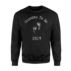 Grandma To Be 2019 - Distressed Look Sweatshirt