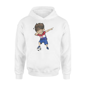 Dabbing Soccer Boy Croatia Jersey Croatian Football Hoodie