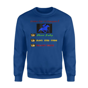Fun, Derby, Horse, Drinking Sweatshirt