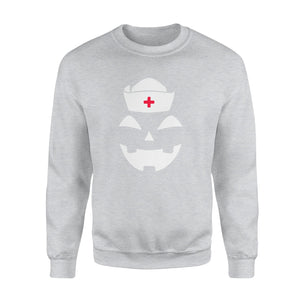 Halloween Pumpkin Nurse Funny Sweatshirt
