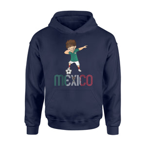 Dabbing Soccer Boy Mexico Jersey Football Hoodie