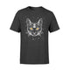 Black 3 Eyes Cat Halloween Boho Gothic Witchcraft Tattoo T-Shirt