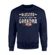 Blessed To Be Called Grandma Flower Style For Womens Sweatshirt