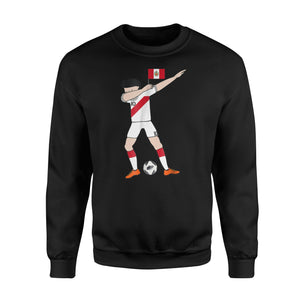 Dabbing Soccer Peru Peruvian Football Flag Jersey Sweatshirt