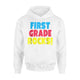 First Grade Rocks Funny Gift For A 1st Grader Hoodie