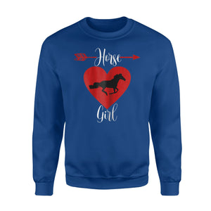Horse Girl I Love Horses Racing Riding Equestrian Sweatshirt