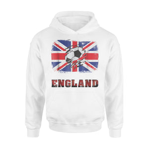 England Flag World Soccer Football Fan Hoodie