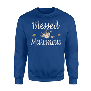 Blessed Mawmaw Thanks Giving Christmas Gifts Grandma Sweatshirt