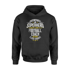 Football Coach Gift Idea Superhero Football Hoodie