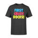 First Grade Rocks Funny Gift For A 1st Grader T-Shirt