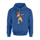 Dabbing Soccer Girl Germany Jersey German Football Hoodie
