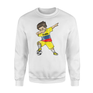 Dabbing Colombian Soccer Boy Colombia Football Sweatshirt