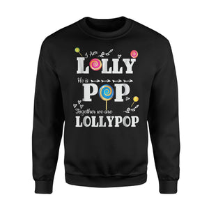 Funny Lolly Pop Couple Gifts Grandma Grandpa Sweatshirt