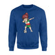 Dabbing Soccer Girl Iran Jersey - Iranian Football  Sweatshirt