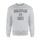 Bookstore And Chill Men Women Funny Parody Sweatshirt