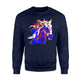 Horse American USA Flag Colors 4th Of July Gift Sweatshirt