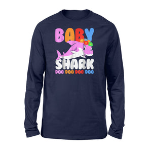 Baby Shark Doo Doo Doo Doo, Family Shark Long Sleeve T-Shirt