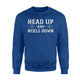 Head Up And Heels Down Horseback Riding Horse Sweatshirt