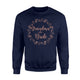 Grandma Of The Bride Floral Wreath Sweatshirt