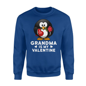 Funny Valentines Day For Kids Penguin Grandma Sweatshirt